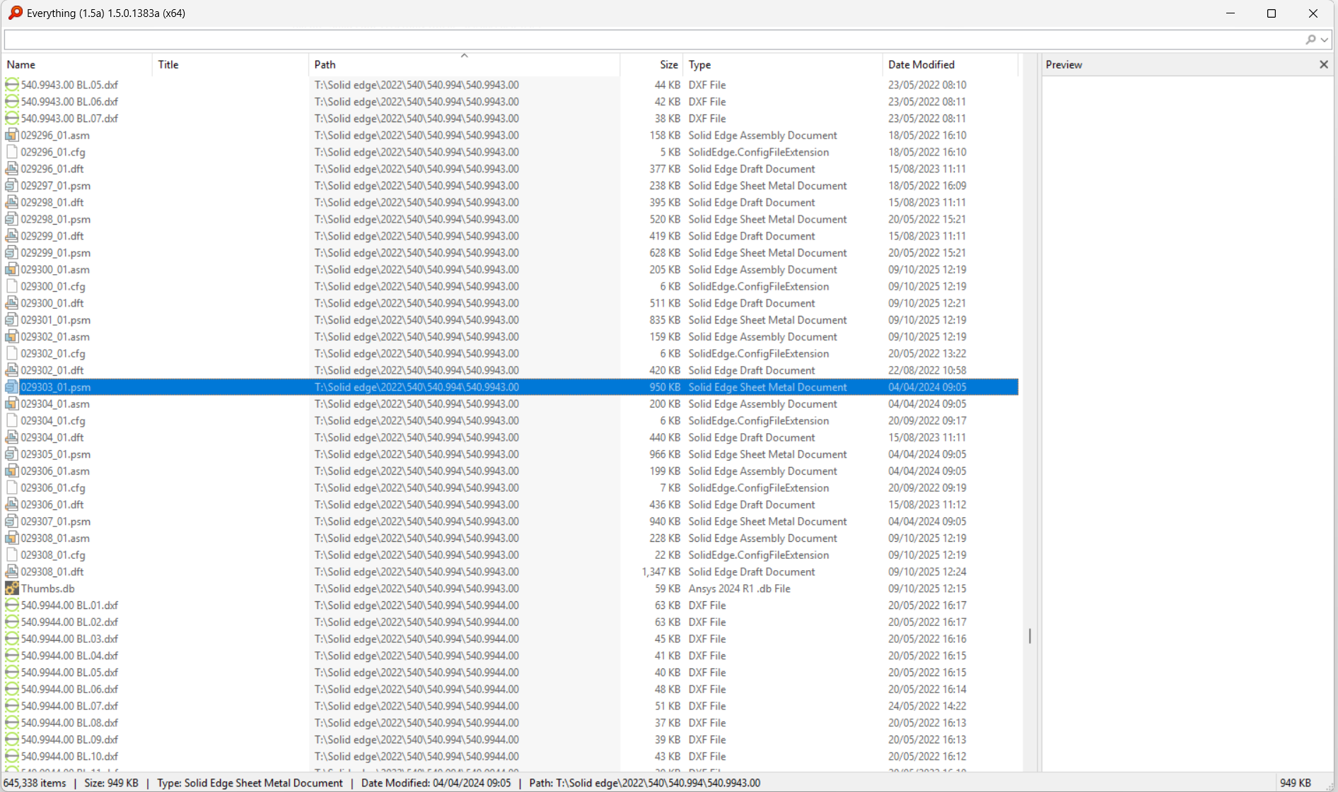 DrawingManager vs. Voidtools Everything: File Search Speed vs. Engineering Retrieval