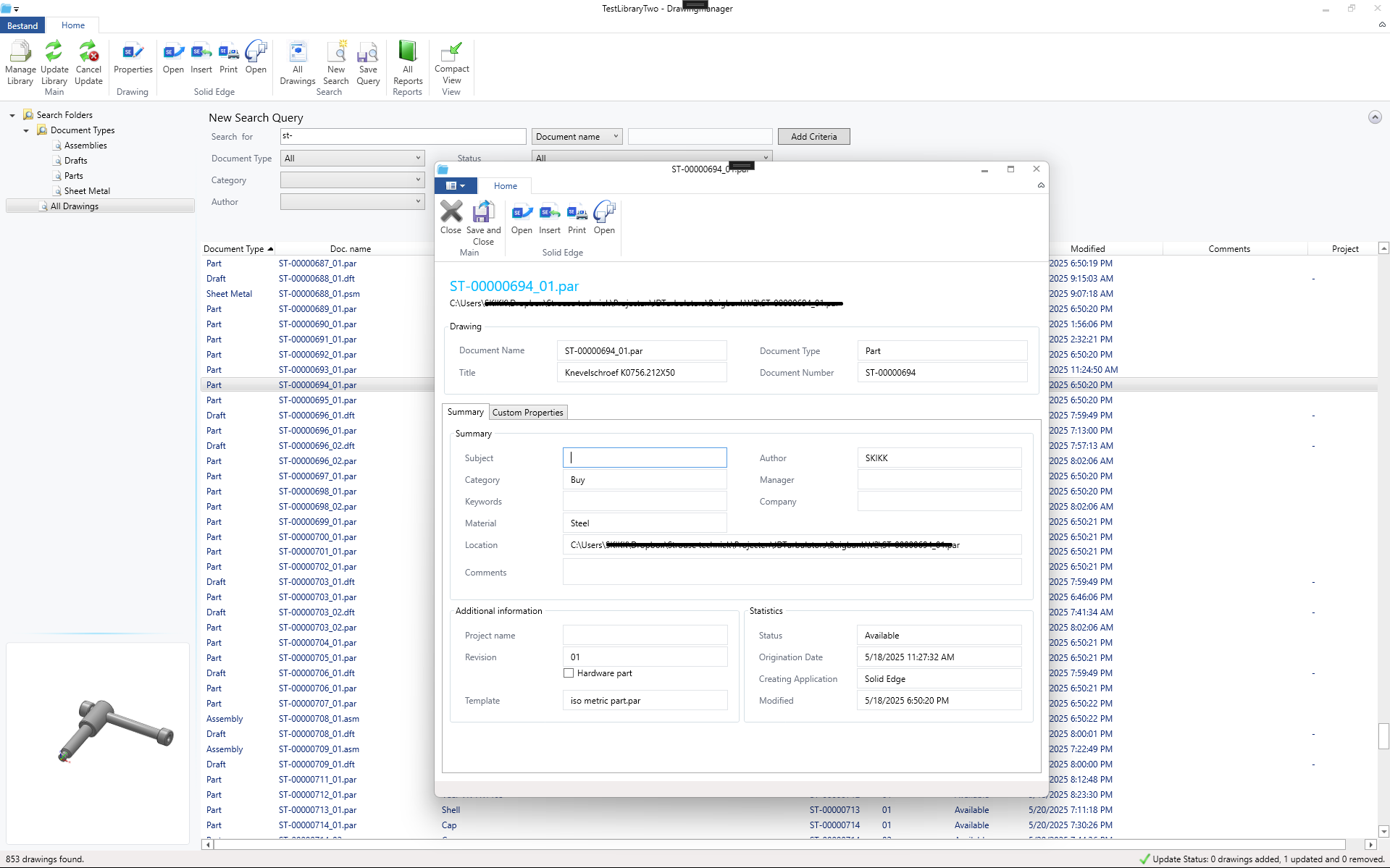 Edit Document Properties