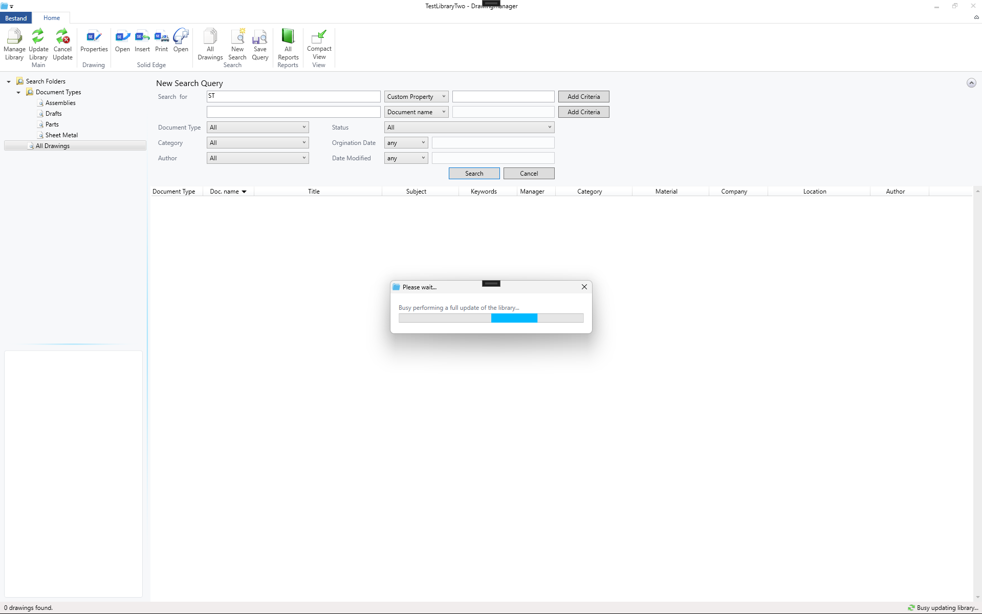 Initial Build of Library