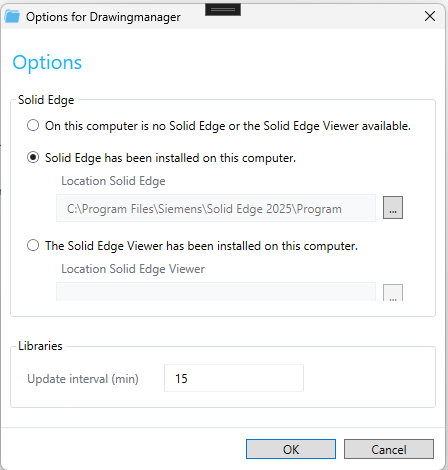 Select Installation of Solid Edge