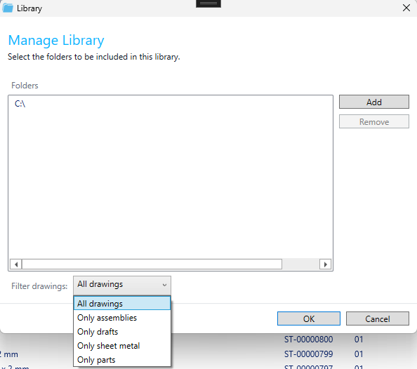 Manage Locations to Index Files
